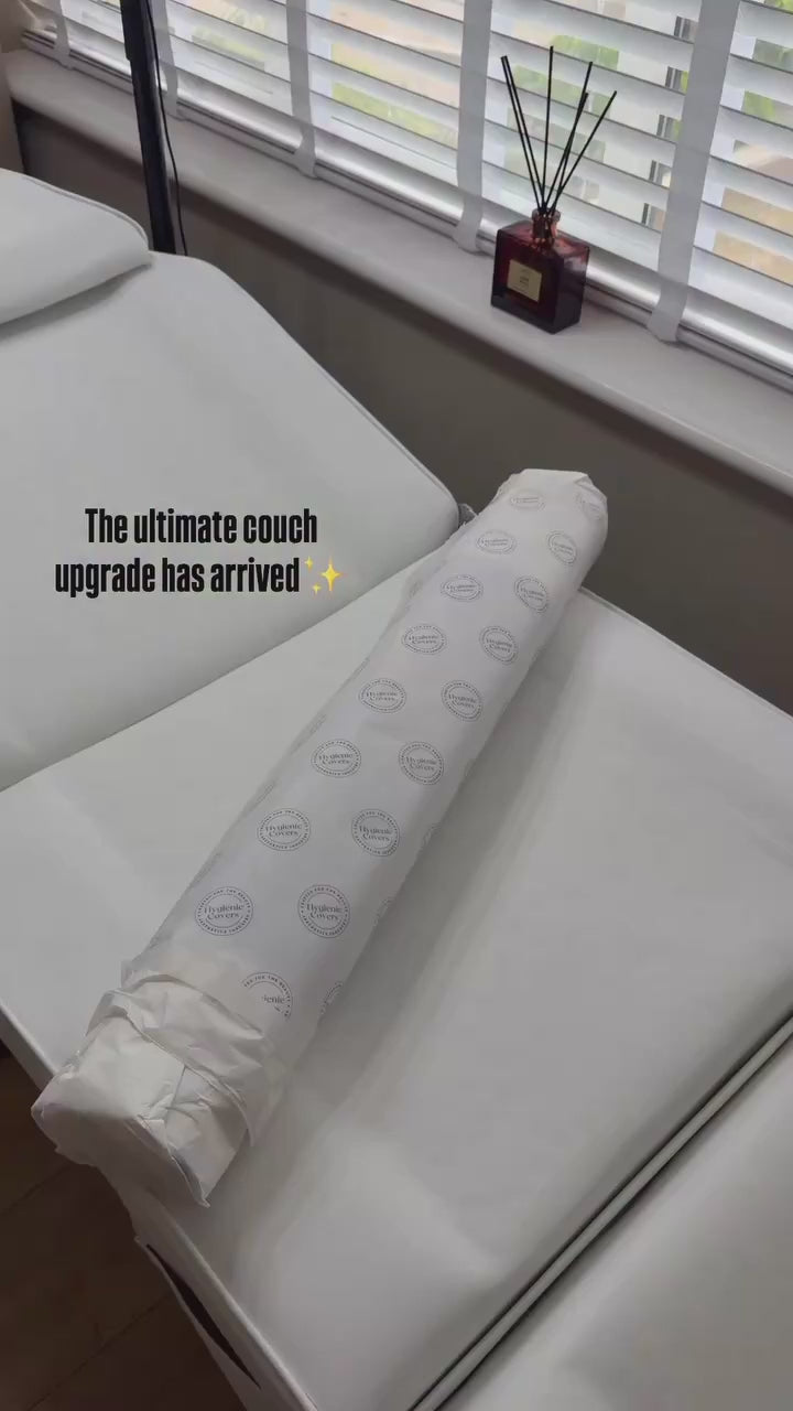 Hygienie cover in a customer treatment room